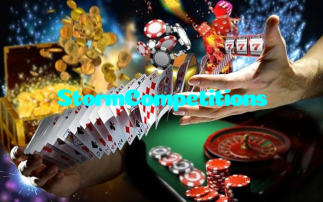StormCompetitions casino presented on mobile device in Pakistan with slots and live games